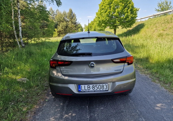 Opel Astra cena 44800 przebieg: 169000, rok produkcji 2016 z Lubartów małe 79